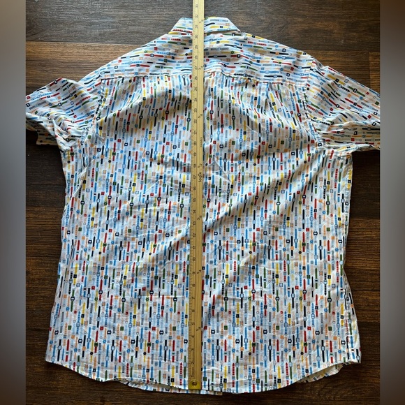 Men's Club Room Shirt Multicolor Watches XL All-Over Street Classic Unique City - Picture 9 of 10